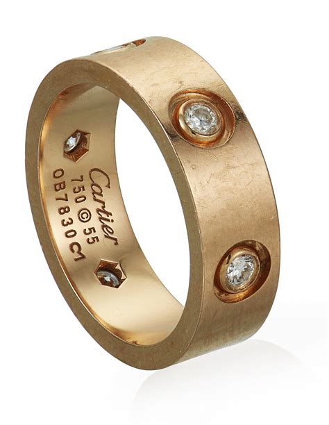 cartier love ring ring gold